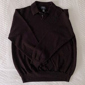 Brooks Merino Wool Collared Sweater